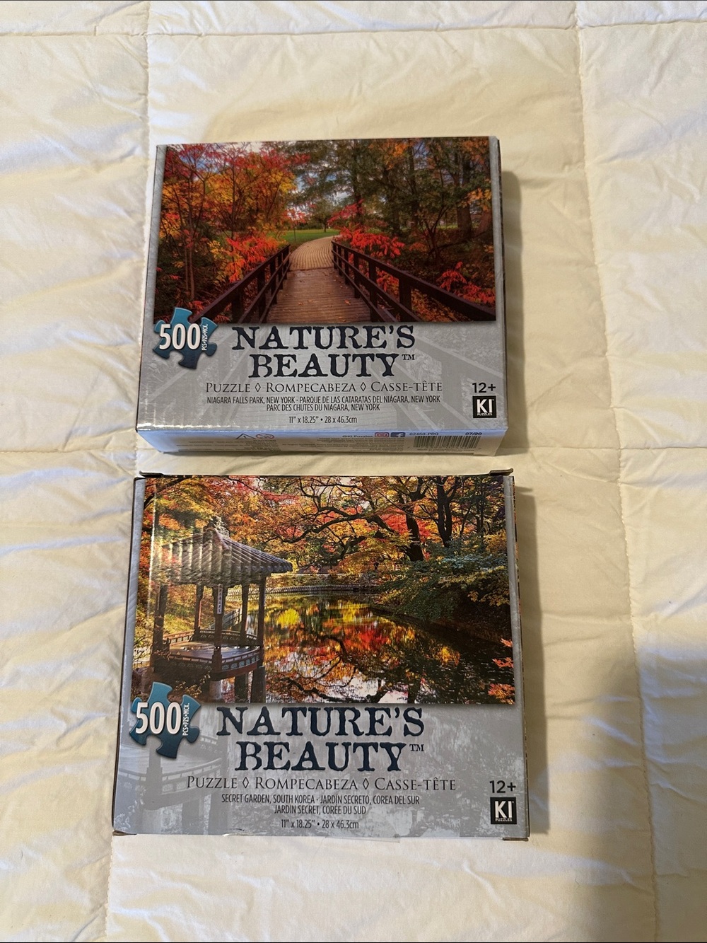 Not Rated Nature's Beauty 500-Piece Puzzles - Autumn Red Orange Green